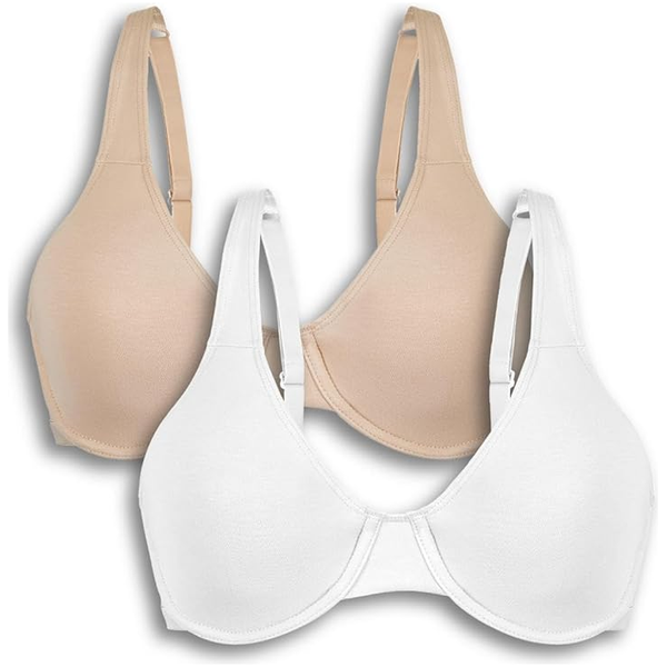 BestForm Everyday Underwire T Shirt Bra 2 pc pack