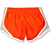 Inspired by a classic runnin silhouette, this short has contrast mesh inserts, is made of a woven polyester microfiber, and features a 100% polyester crepe liner for added modesty. 
2.2 oz polyester microfiber
100 % polyester crepe liner
Contrast mesh inserts
Covered elastic waistband
Low-rise fit
Juniors: 3.25" inseam
Girls: 2.5" inseam