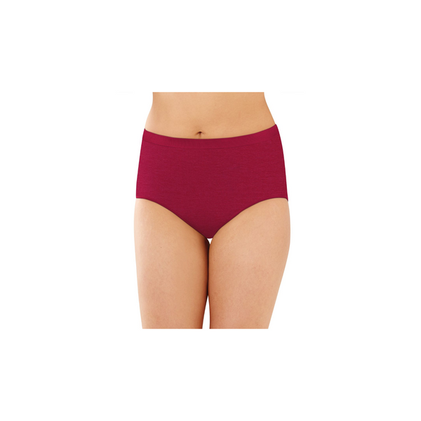Your favorite Barely There panties are now Bali Comfort Revolution panties. Same great panty. Just a new name!No ride up. No dig in. No lines. Just blissful softness all day long. Silky microfiber soothes your skin. Seamless styling looks smoothunder clothes. Full brief cut gives you generous coverage. Narrow leg bands and knit-in waistband help minimize panty lines. No tag or seams to rub or chafe.