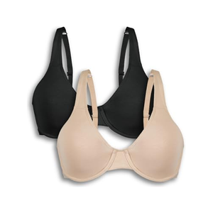 Fruit of the Loom Cotton Soft Cup Wire free Bra-2pc pack