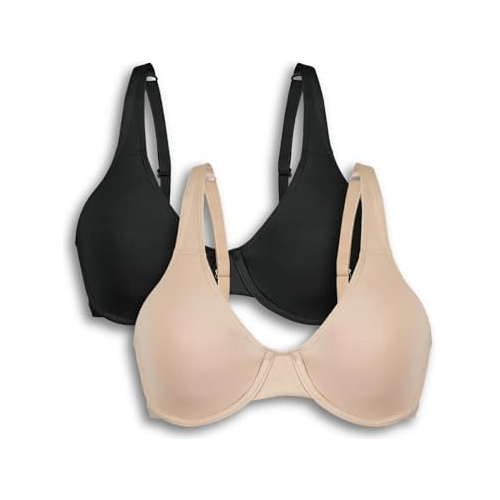 Fruit of the Loom Cotton Soft Cup Wire free Bra-2pc pack