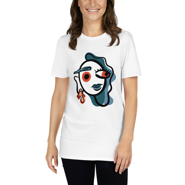 Women's Graphic Short Sleeve T shirt- Eyes