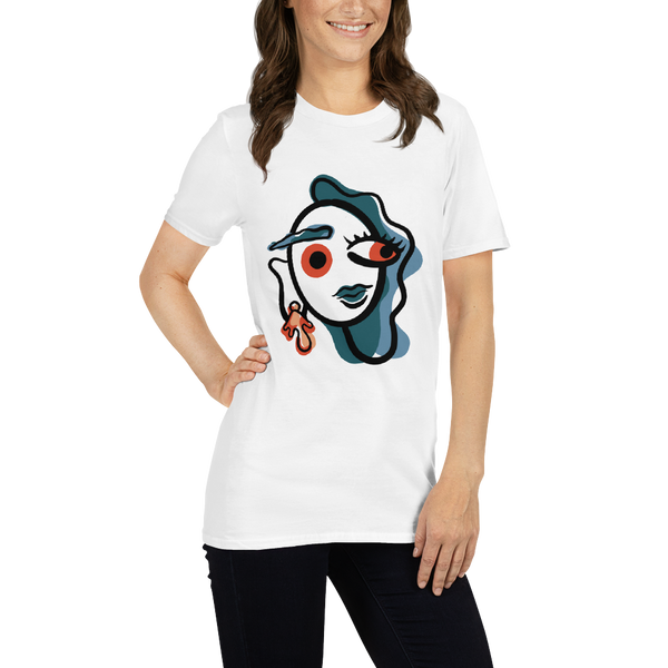 Women's Graphic Short Sleeve T shirt- Eyes