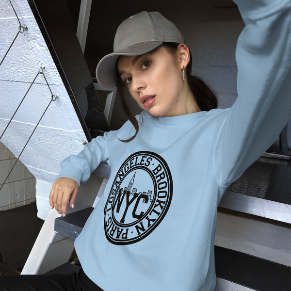 Womens Graphic Sweatshirt--Logos