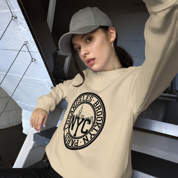 Womens Graphic Sweatshirt--Logos