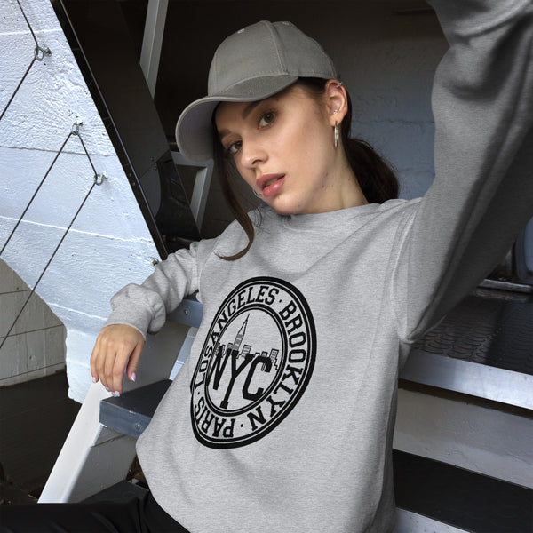 Womens Graphic Sweatshirt--Logos