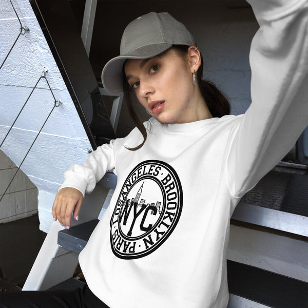 Womens Graphic Sweatshirt--Logos