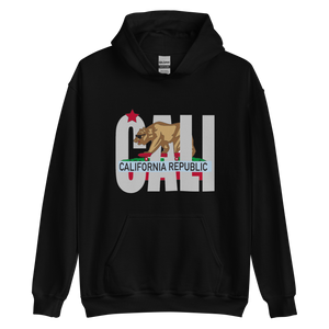 Unisex Graphic Hoodie-Cali Bear Sun Glasses