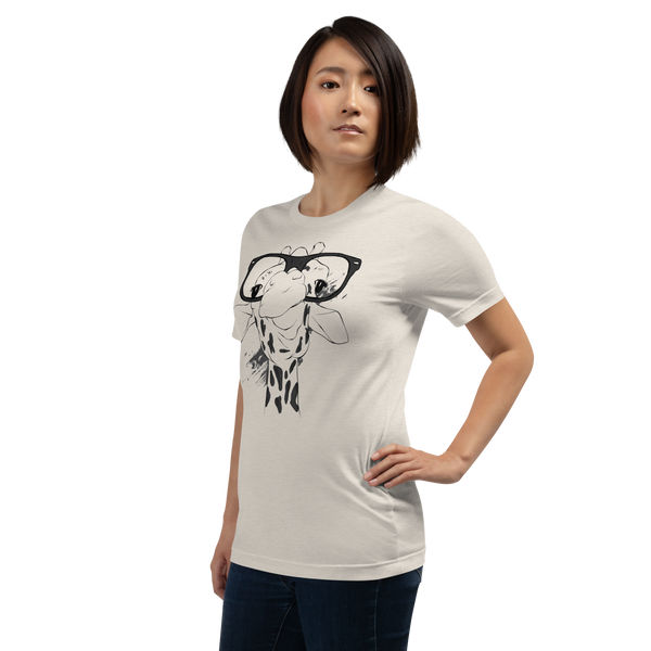 Womens Graphic Tee -Giraffe