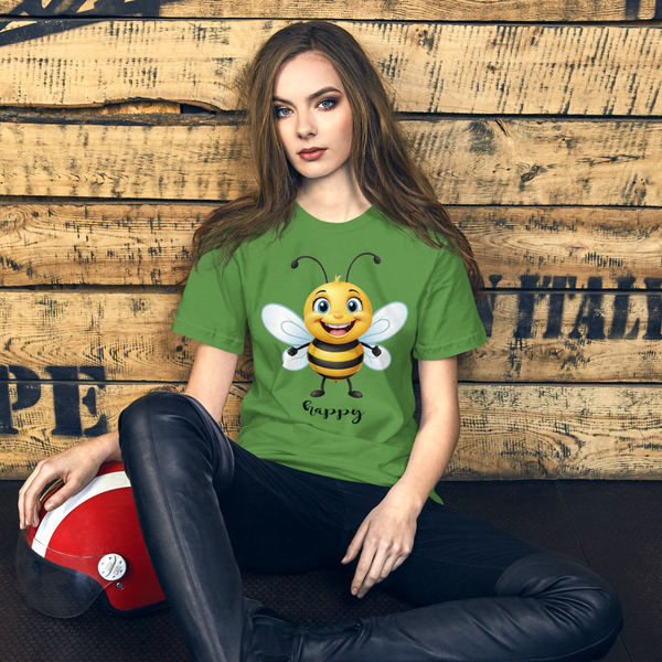 Junior And Plus Graphic T-Shirt-Be Happy