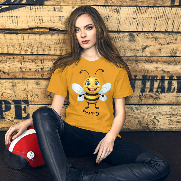 Junior And Plus Graphic T-Shirt-Be Happy