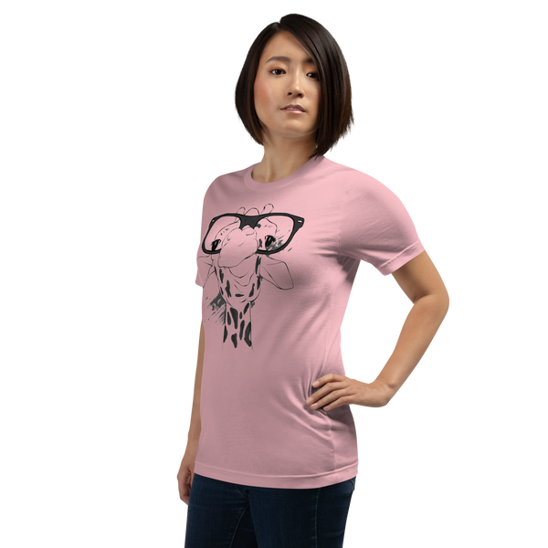 Womens Graphic Tee -Giraffe