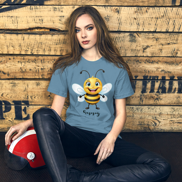 Junior And Plus Graphic T-Shirt-Be Happy