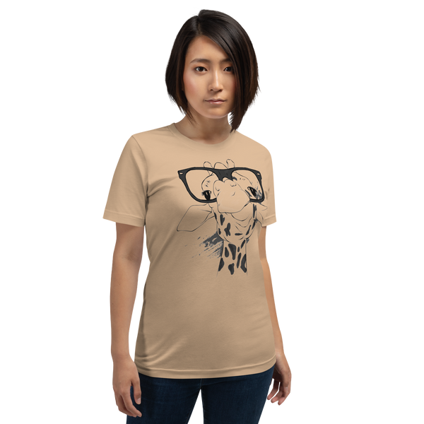 Womens Graphic Tee -Giraffe