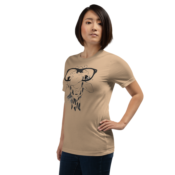 Womens Graphic Tee -Giraffe