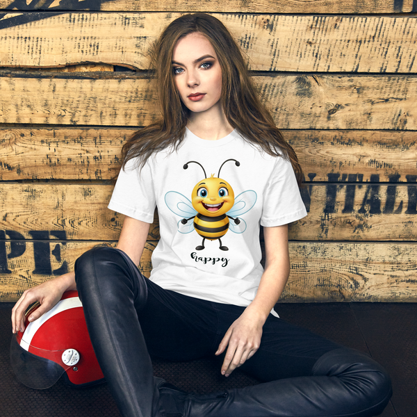 Junior And Plus Graphic T-Shirt-Be Happy