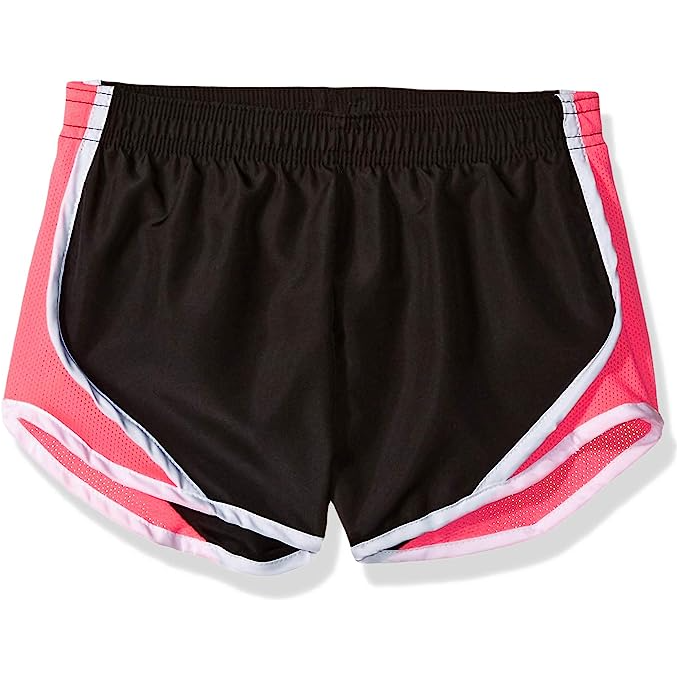 Girls Polyester Shortie Short with contrast interest