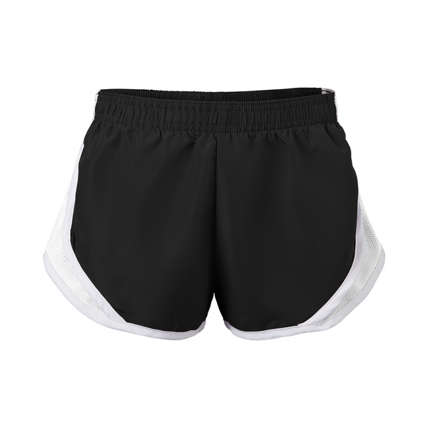 Girls Polyester Shortie Short with contrast interest