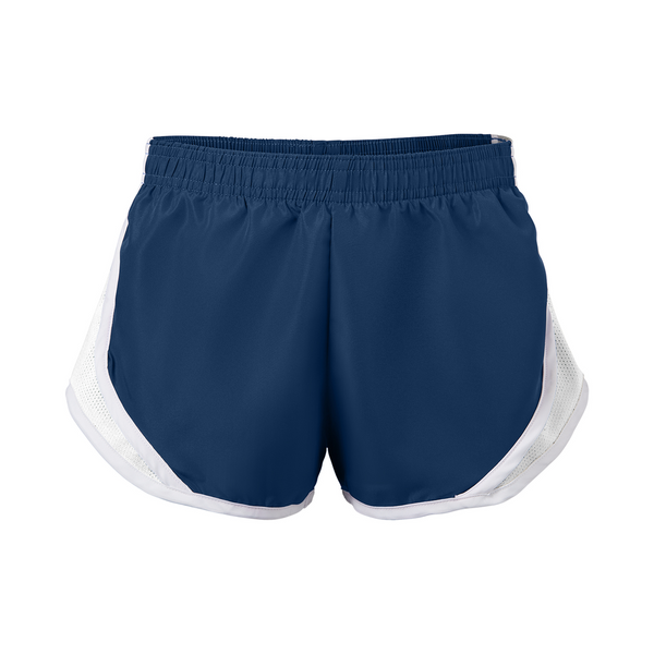 Girls Polyester Shortie Short with contrast interest