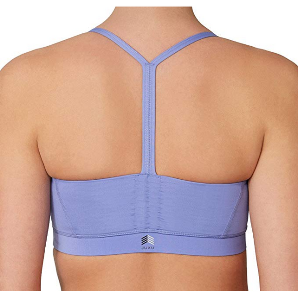 JUXU Sport Women's Y Neck Bra with Ruching