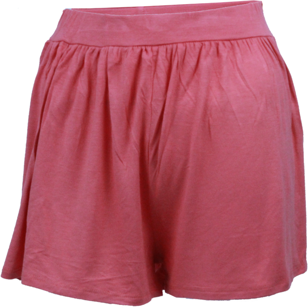 3"inseam wide bottom culotte with elastic waist band.Very soft Rayon Spandex fabric .Made in USA