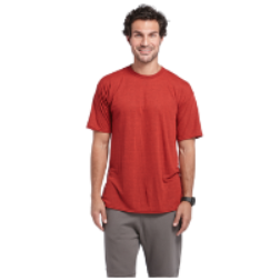 100% Polyester performance tee,4.03 oz.Moisture Wicking performance.Anti-microbial treated for odor control.Taped neck sand shoulder seams for durability.Tear-away label