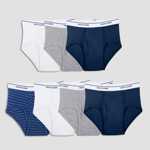 Fruit of the Loom Boys' Tag Free Cotton Briefs 