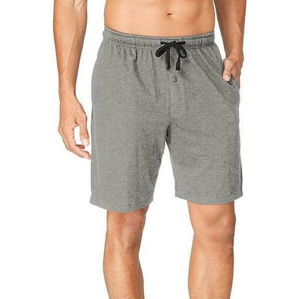 Hanes Mens jersey 2 Pack Drawstring Knit Shorts