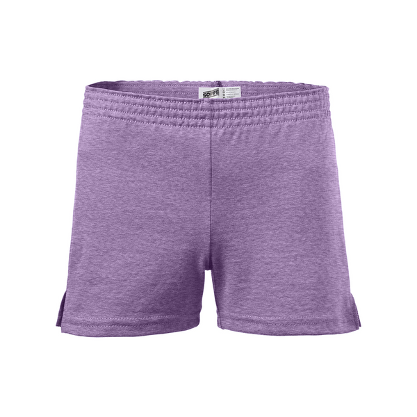 7 oz. 50% Cotton/50% Polyester Jersey
1.25" exposed elastic waistband
3" inseam
V notch leg opening
