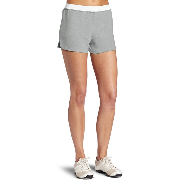 Soffe's trademark juniors short is worn by cheerleaders everywhere, as well as those cheering from the stands. Made of a soft cotton/polyester jersey blend for comfort, performance, and style.
7 oz 50/50 cotton/poly jersey
1.25" exposed elastic waistband 3" inseam
Sizes Waist  XS=24-25 S=26-27 M 28-29 L 30-31.5 XL 33