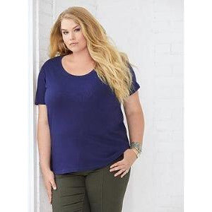 Plus Womens Curvy Tee shirt