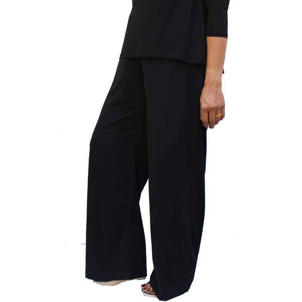 Womens Soft Knit Palazzo Pant   ..Made in USA