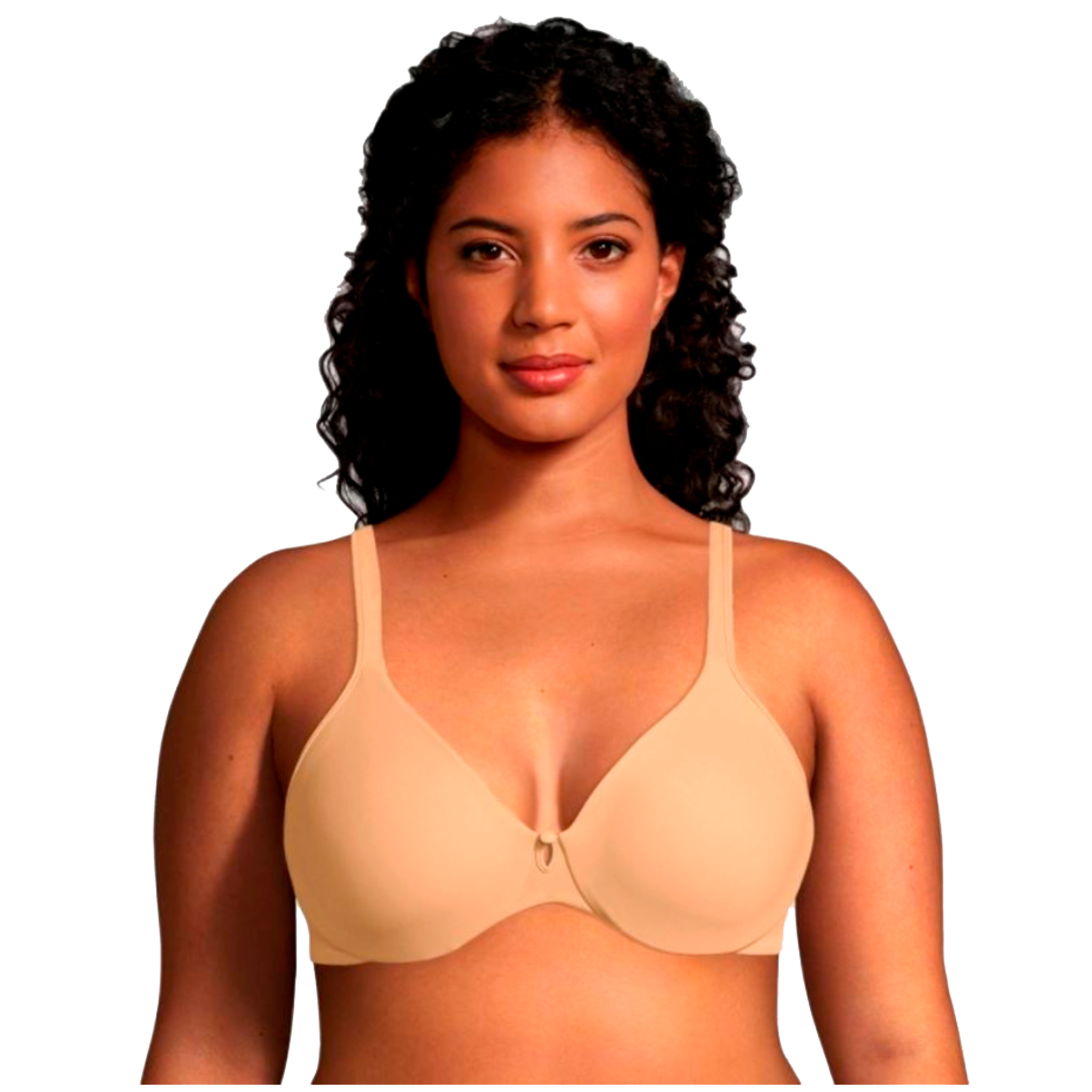  Featuring seamless, underwire cups are ultra-comfortable and will give you a flawlessly smooth look under any type of clothing. The unpadded, two-ply seamless cups move with the exclusive ultra-thin silky smooth lining for added comfort. The built-up 2-ply back provides additional back-smoothing for an attractive look under your clothes, and padded shoulder straps for comfort.Beauty by Bali Women's Full Coverage Back Smoothing Underwire Bra B543