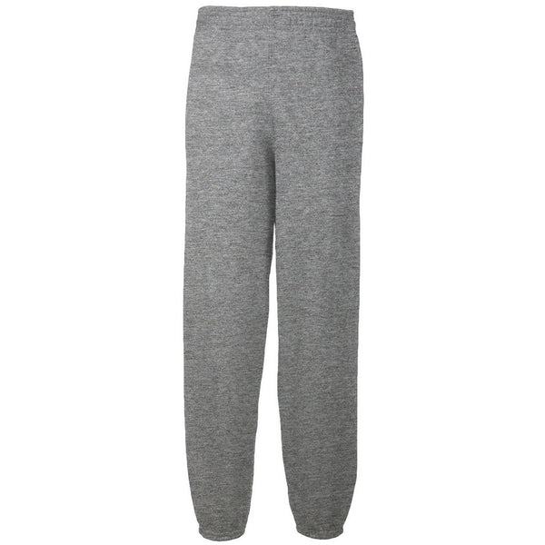 4-row stitched covered elastic waistband and elastic along the bottom hem. Soft heavyweight fleece will keep you warm no matter the activity. These sweatpants are perfect to layer over shorts for those chilly workouts and training sessions, or simply to lounge at home.