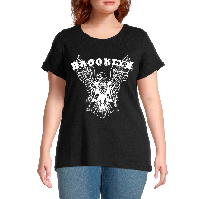 Brooklyn Graphic Womens Plus Graphic Tee