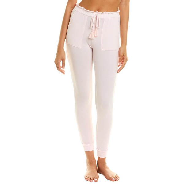 Hacci Joggers pants Dual Front Pockets.Elasticized Waistband,Tassel non functional drawstring.Approx 28" inseam 95/5 Polyester/Spandex,Machine wash cold