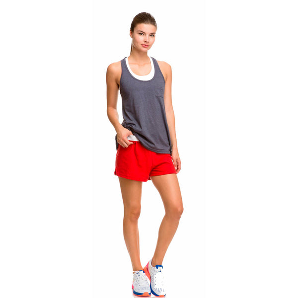 Soffe's trademark juniors short is worn by cheerleaders everywhere, as well as those cheering from the stands. Made of a soft cotton/polyester jersey blend for comfort, performance, and style.
7 oz 50/50 cotton/poly jersey
1.25" exposed elastic waistband 3" inseam
Sizes Waist  XS=24-25 S=26-27 M 28-29 L 30-31.5 XL 33