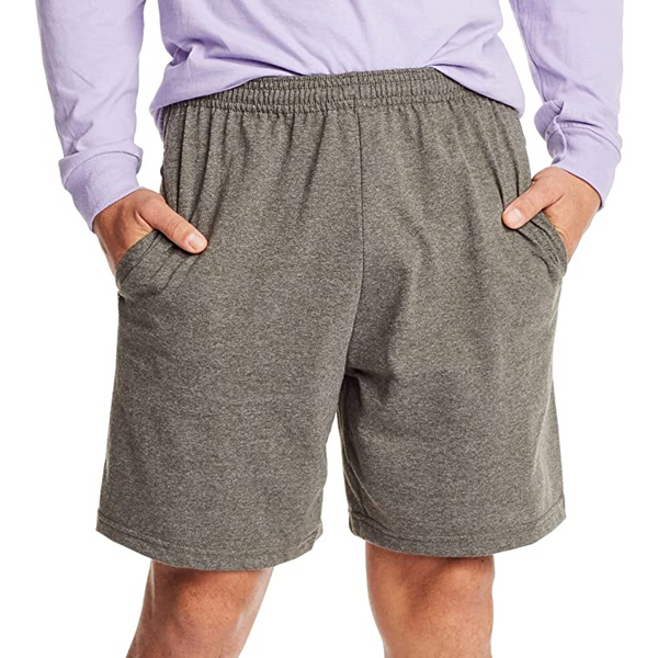 Hanes Men's Jersey Short with Pockets