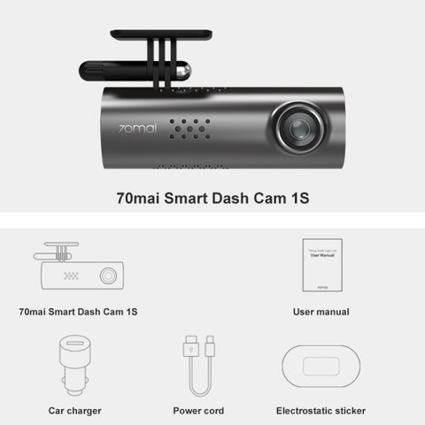 Car DVR 1S APP ,1S 1080P HD Night Vision  Dash Camera Recorder WiFi