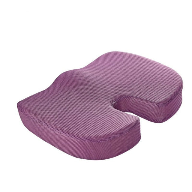 Gel Orthopedic Memory Foam U Coccyx Travel Seat Cushion Massage