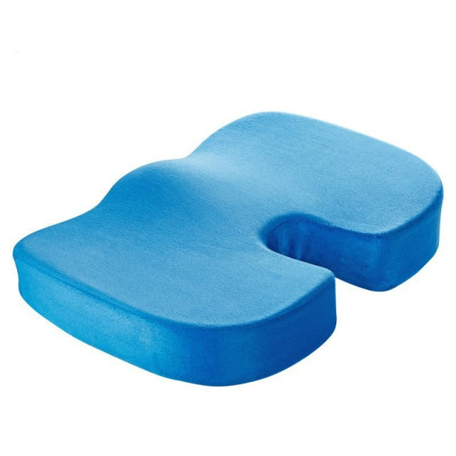 Gel Orthopedic Chair Cushions Velvet Office Sitting Cushion Anti