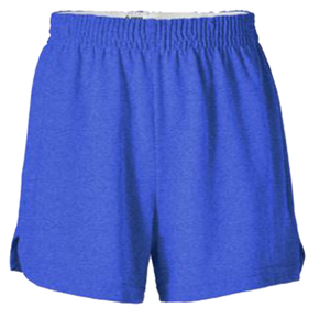 Customize a look that will never go out of style in the shorts . Favorite elastic waistband up or rolled down.Regular rise,Girl Fit.7Oz 50/50 Cotton/poly Jersey.1.25" Exp[osed Elastic waistBand V notch legs with 3 inch inseam.Sizes Waist XS(5/6)-22'' S(7)-23" M(8/10)-23.5-24" L912/140-25-26 XL-27"