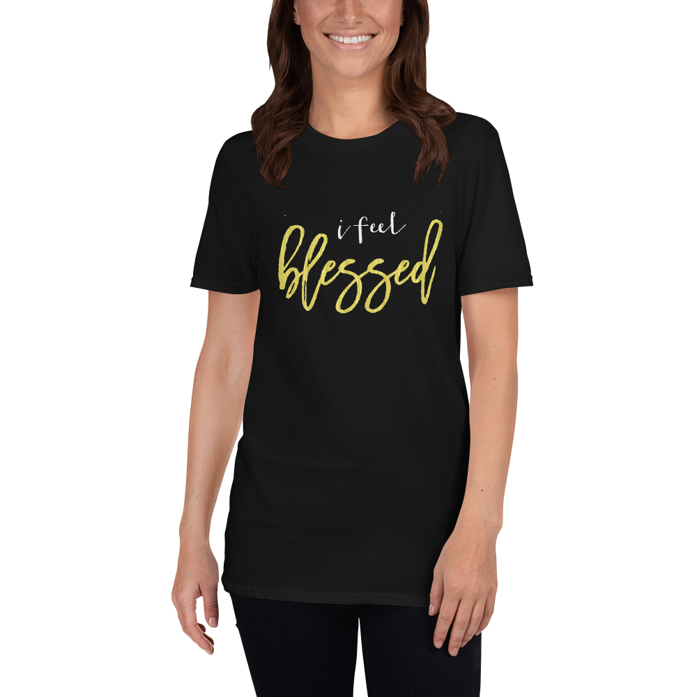 I Feel Blessed Women's Graphic Short Sleeve T-Shirt