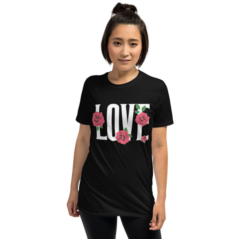 Womens And Plus Floral Love Graphic Tee