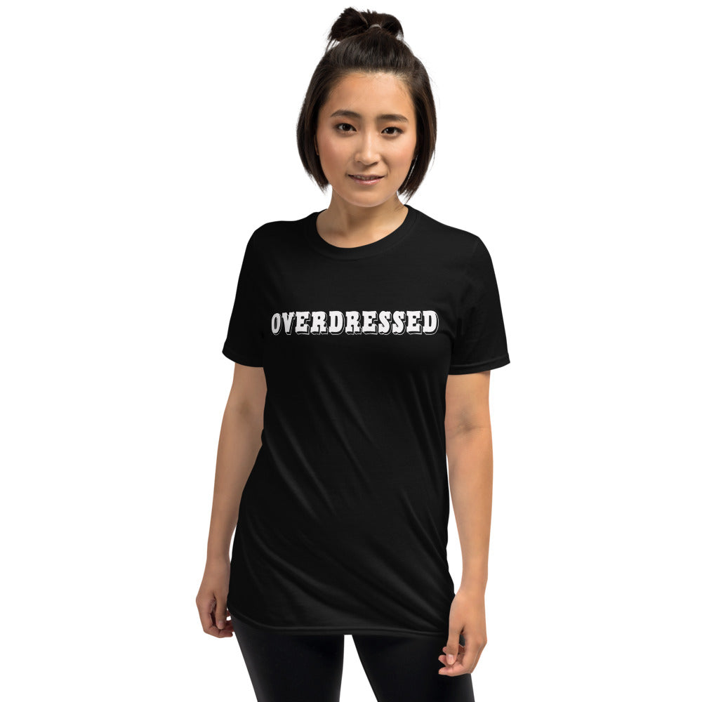 Womens Graphic Short Sleeve Tee-OVERDRESSED