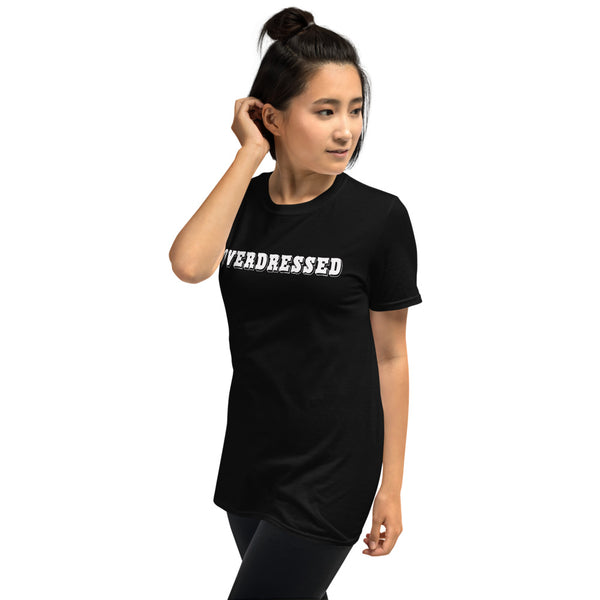 Womens Graphic Short Sleeve Tee-OVERDRESSED