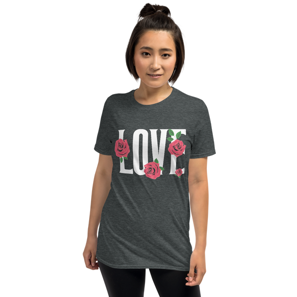 Womens And Plus Floral Love Graphic Tee