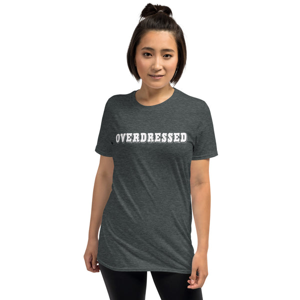 Womens Graphic Short Sleeve Tee-OVERDRESSED