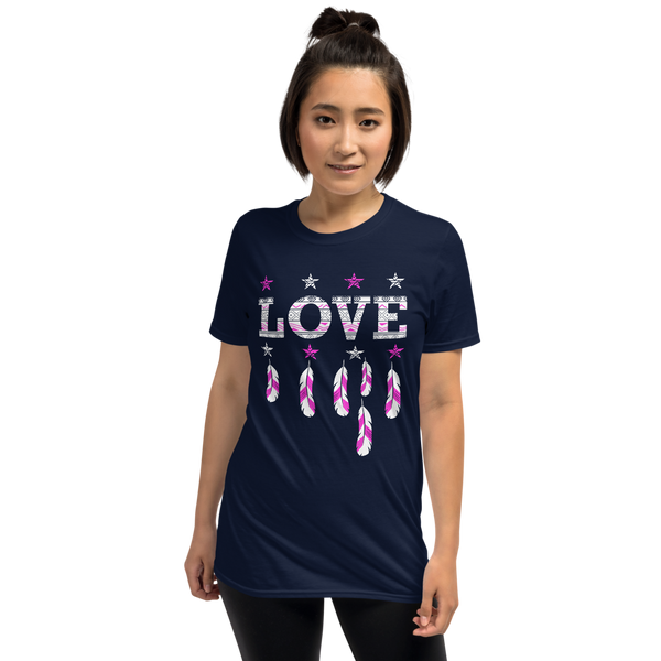 Womens Graphic Short sleeve Americana Love Graphic