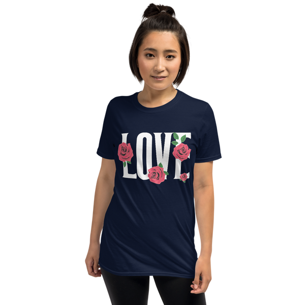 Womens And Plus Floral Love Graphic Tee